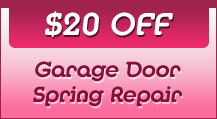 $20 off garage door spring repair